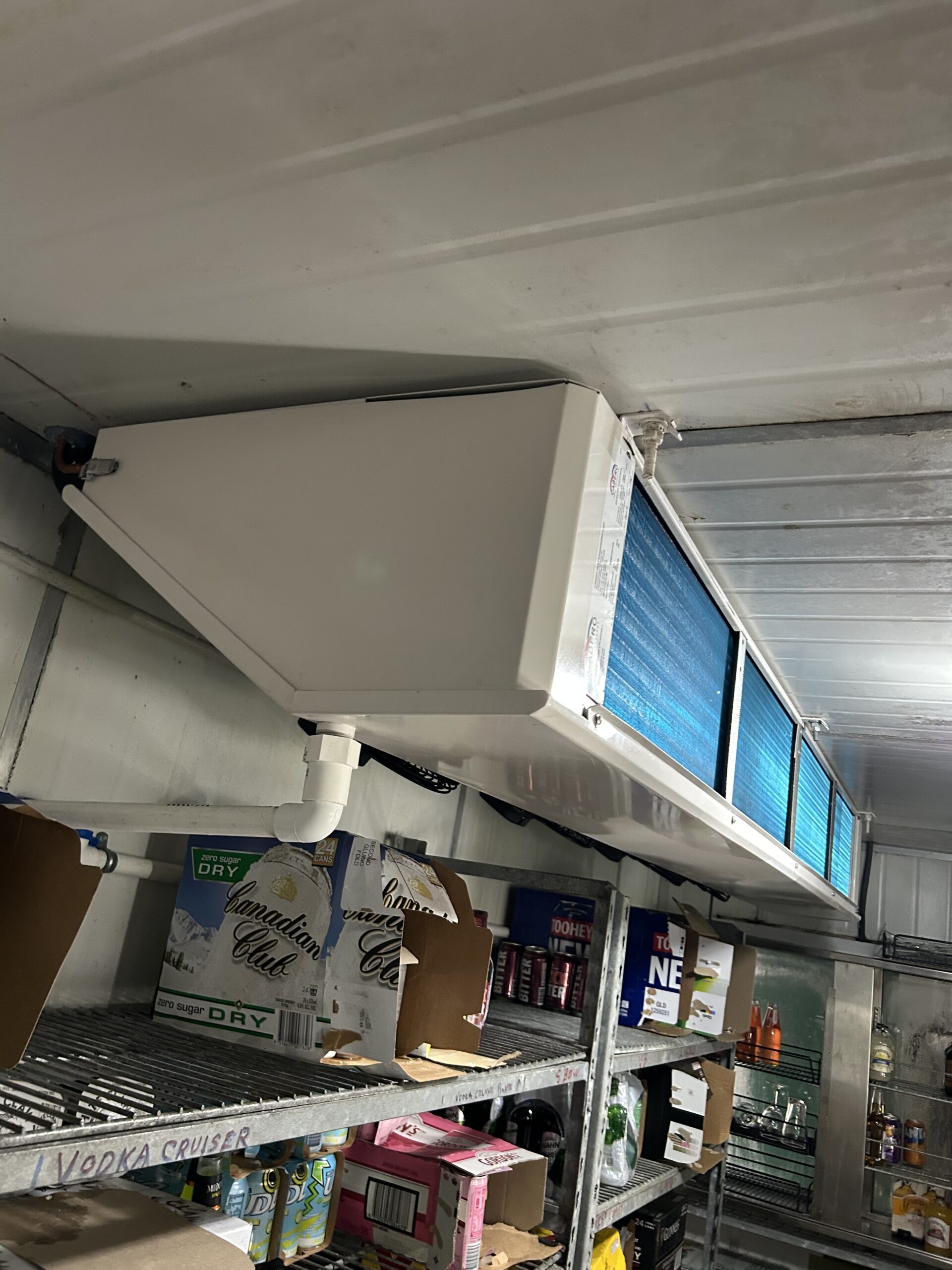 Commercial coldroom Installation Interior Evaporator Unit Gympie